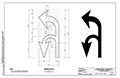 Drawing M-10 (3of3) Pavement Marking Symbols