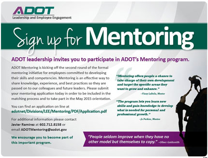 Mentoring Sign Up Flyer