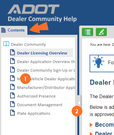 Dealer Licensing Community Help