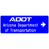 Arizona Department Of Transportation (Arrow) sign