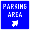Parking Area (Gore) sign