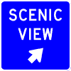 Scenic View (Gore) sign