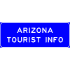 Arizona Tourist Info sign