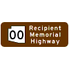 Memorial Highway sign