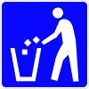 Litter Container sign