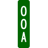 Off-Mainline Reference Location (2 Digit + Alpha) sign