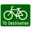 Bicycle (Destination) sign