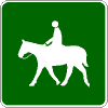 Equestrians sign