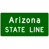 State Boundary sign