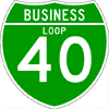 Interstate Business Route (Loop) sign