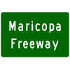 Freeway Name Plaque sign