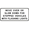 Move Over Or Slow Down Sign