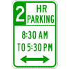 (Time) Parking Sign