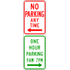 No Parking / Restricted Parking Combo (Stacked) Sign
