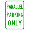 Parallel Parking Only Sign