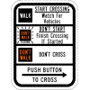 Ped Signal Info (Walk/Don't) Sign