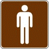 Rest Room (Men) sign