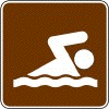 Swimming sign