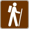 Hiking Trail sign