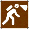 Spelunking sign