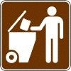 Dumpster sign