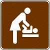 Baby Changing Station (Women's) sign