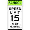 School Speed Limit (Speed) When Flashing sign