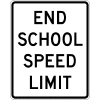 End School Speed Limit sign
