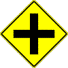 Cross Road sign