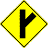 Side Road (Angle) sign