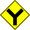 Y Intersection sign