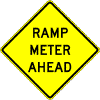 Ramp Meter Ahead sign