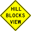 Hill Blocks View sign