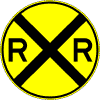 Railroad Advance Warning sign