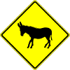 Donkey sign