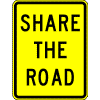 Share The Road sign