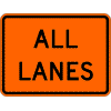 All Lanes sign